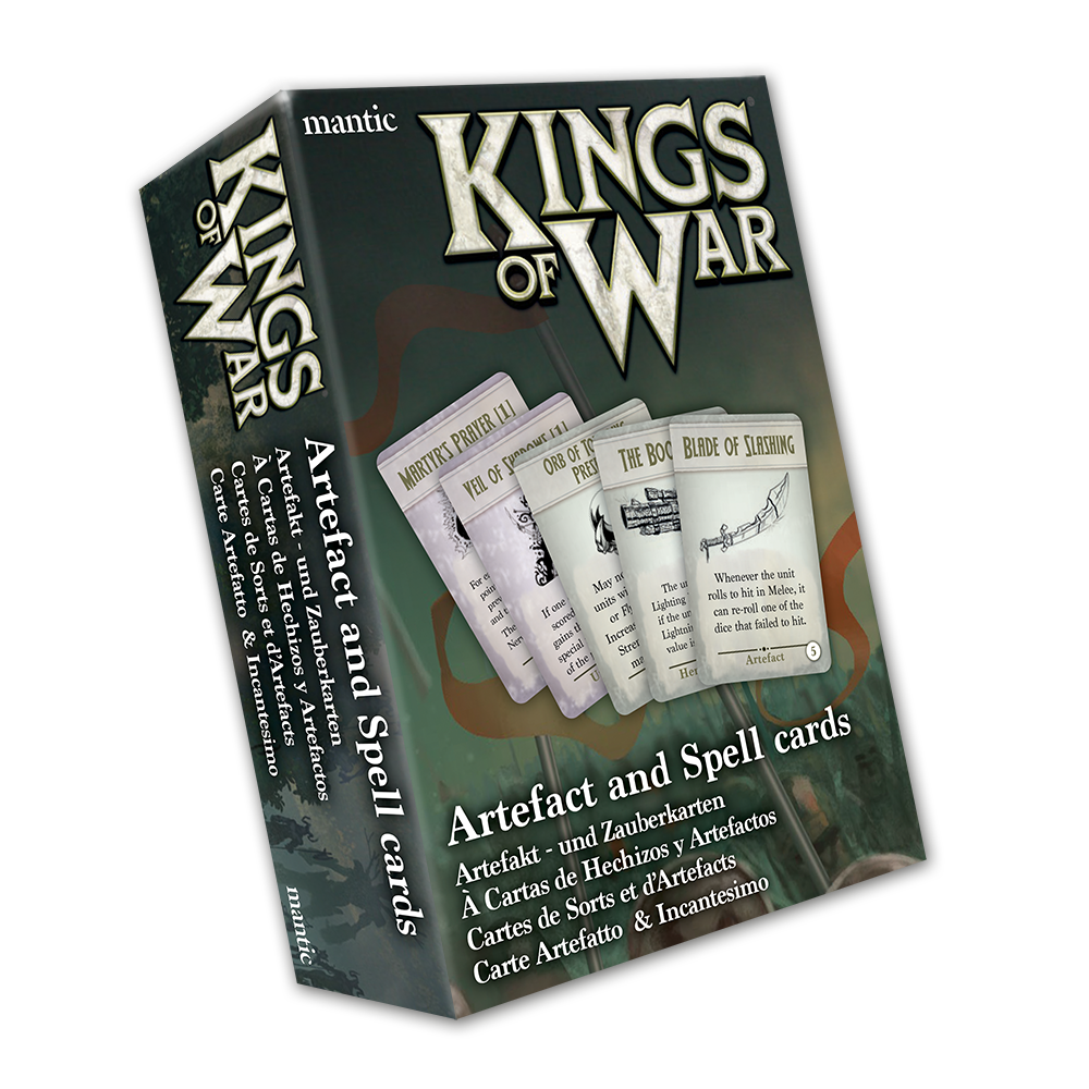 Kings of War: Artefact & Spell Cards