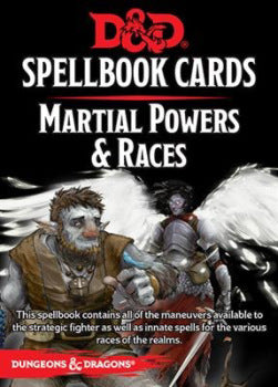 Spellbook Cards: Martial Powers & Races