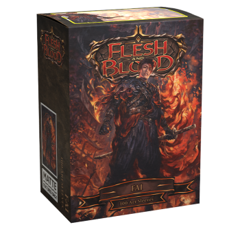 Flesh And Blood Sleeves: 100 CT Matte Art - Fai