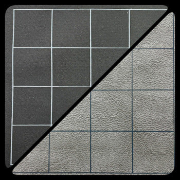 Chessex Battlemat 1 Inch Reversible Black-Grey 66x60cm