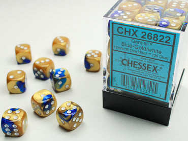 GEMINI 36D6 BLUE-GOLD/WHITE 12MM