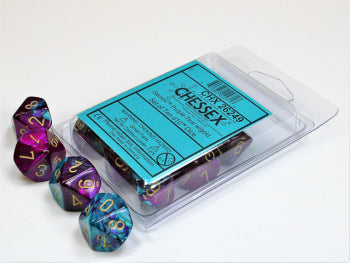 Gemini 10 D10 Purple-Teal/Gold