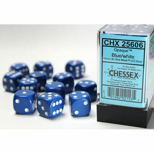 Opaque 12D6 Blue/ White 16mm