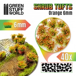 Shrub Tufts 6mm Orange