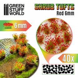 Shrub Tufts 6mm Red