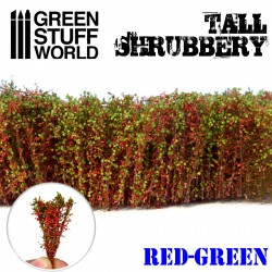 Tall Shrubs Red-Green