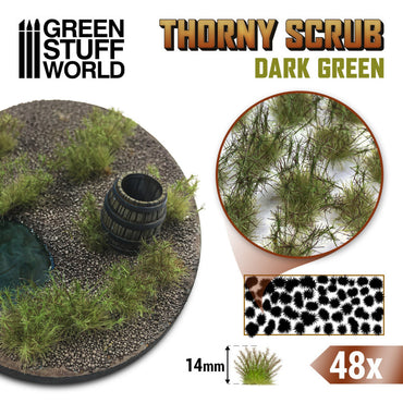 Thorny Scrub 14mm Dark Green